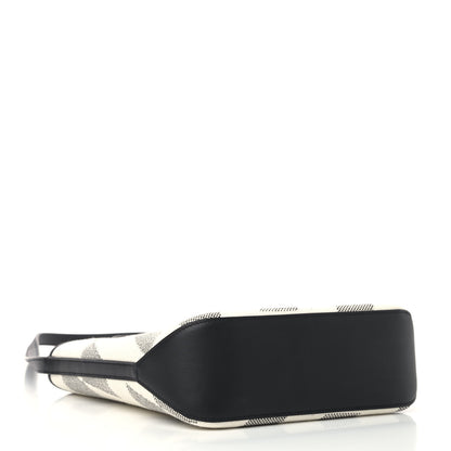 Hermes Swift H Canvas Cabas H En Biais 27 Black Ecru 3 of 8