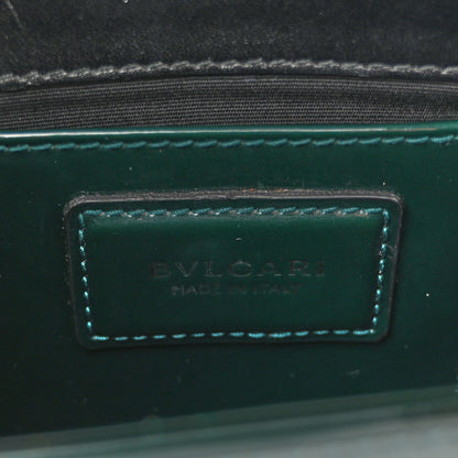 Bulgari Metallic Serpenti Forever Small Shoulder Bag Green 6 of 12