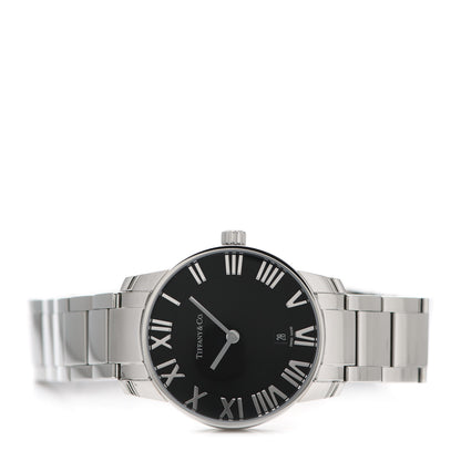 Tiffany Stainless Steel 29mm Atlas 2-Hand Quartz Watch Black 2 of 5