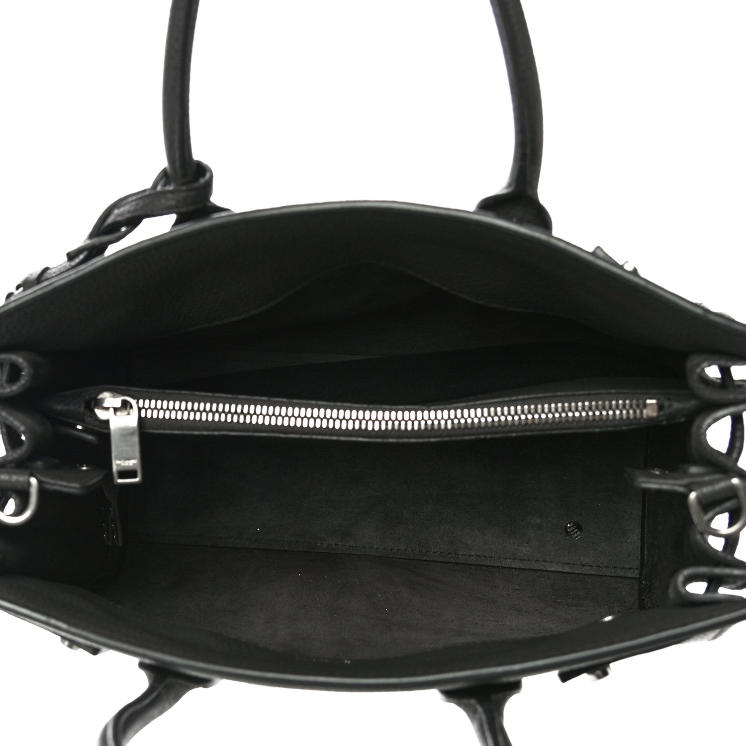 Saint Laurent Grained Calfskin Baby Sac De Jour Souple Asphalt 5 of 9