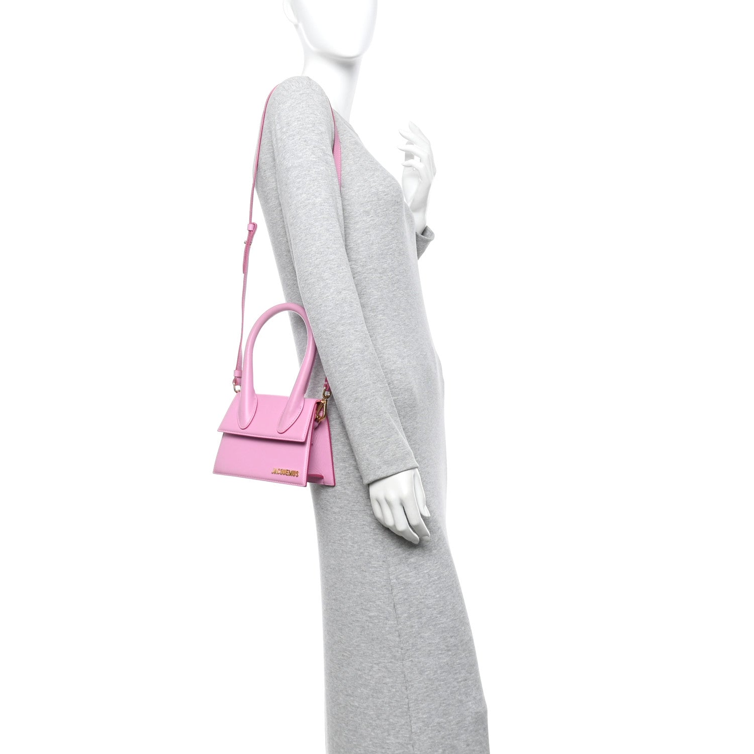 Jacquemus Smooth Calfskin Le Chiquito Moyen Light Pink 2 of 12