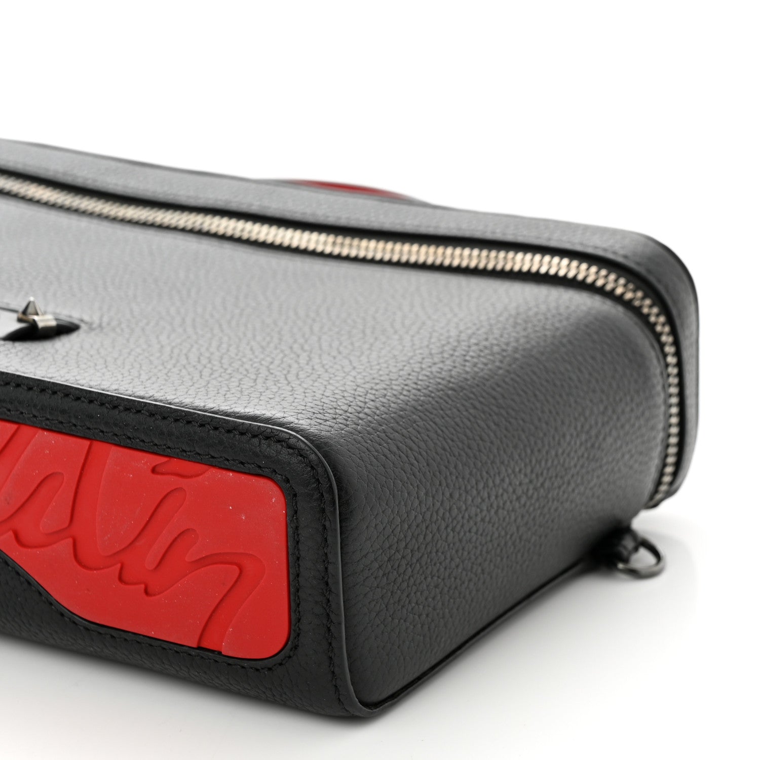Christian Louboutin Calfskin Kypipouch Small Top Handle Messenger Bag Black 10 of 11