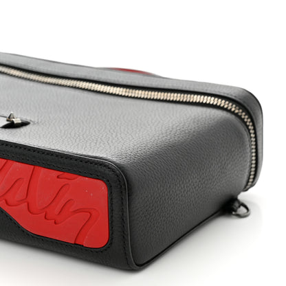 Christian Louboutin Calfskin Kypipouch Small Top Handle Messenger Bag Black 10 of 11