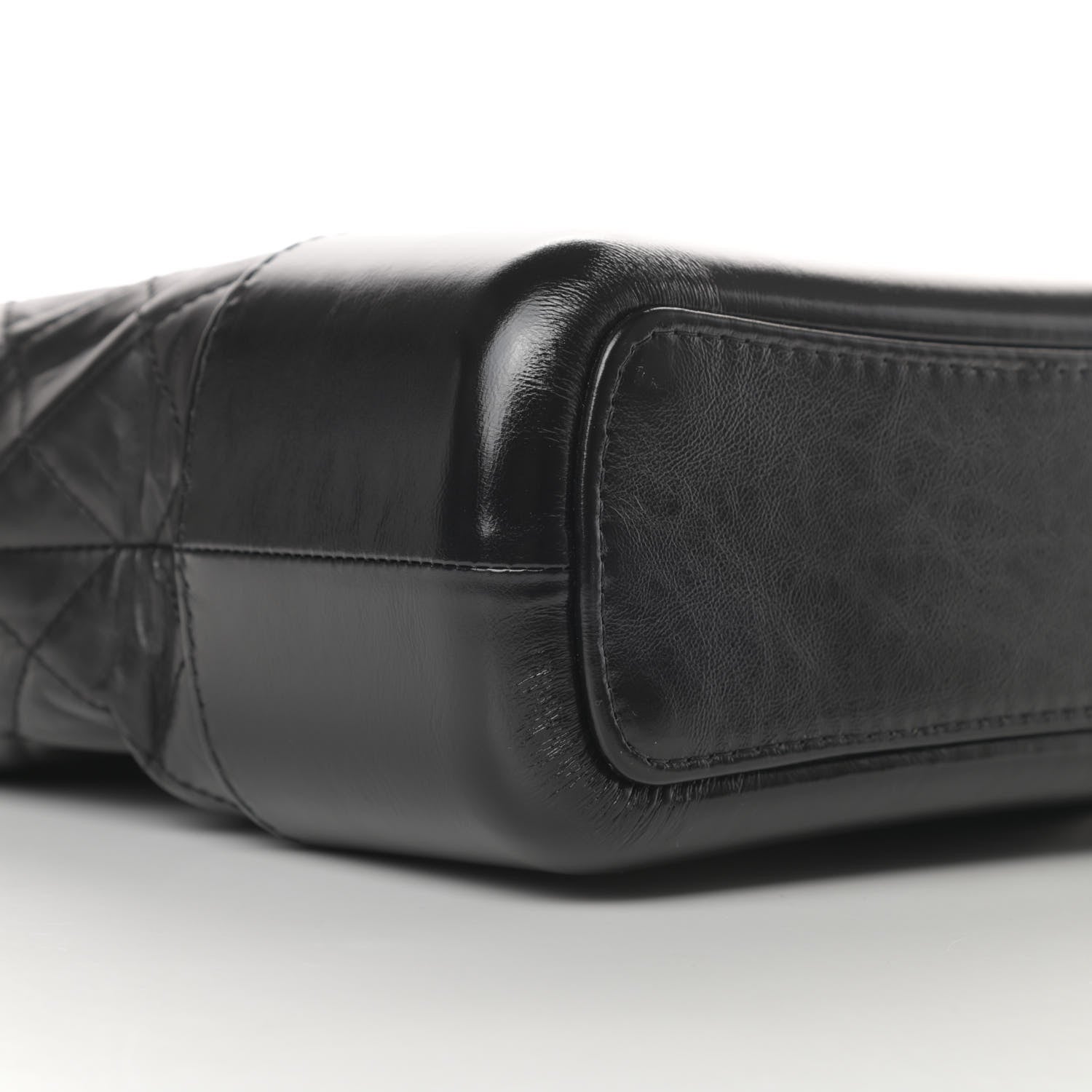 Chanel Aged Calfskin Quilted Medium Gabrielle Hobo Black 9 of 12