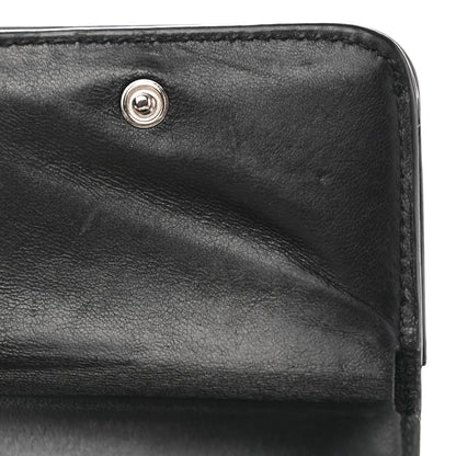 Balenciaga Calfskin Logo Mini Cash Wallet Black 9 of 11