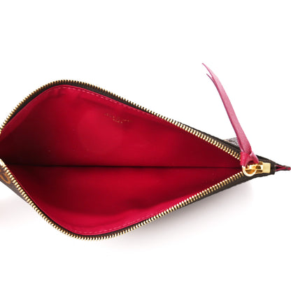 Louis Vuitton Monogram Pochette Felicie Chain Wallet Fuchsia 10 of 16