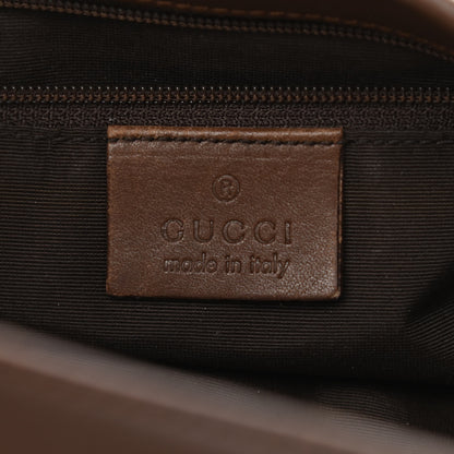 Gucci Monogram Lobster Clasp Jackie O Hobo Brown 6 of 12