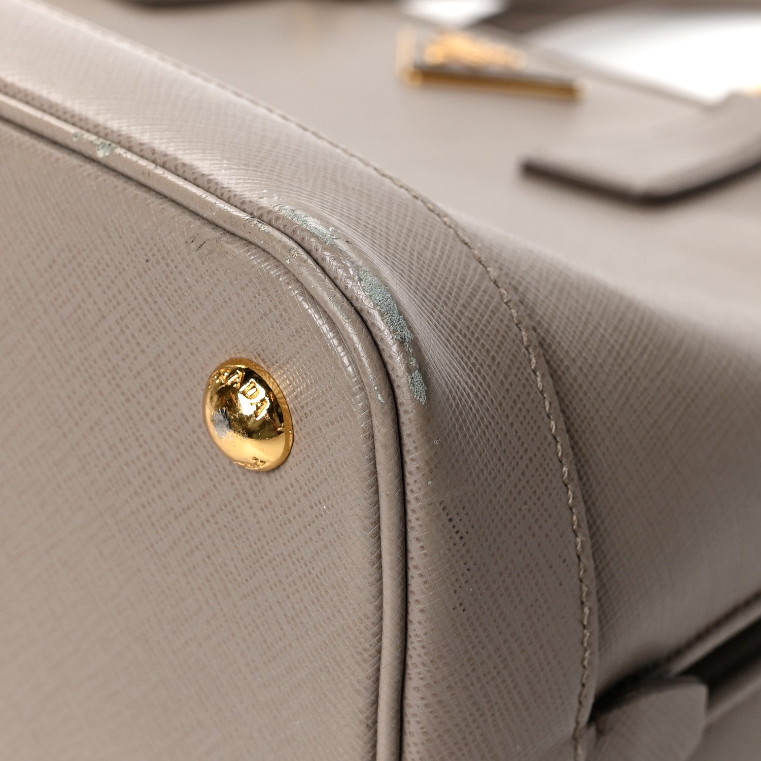 Prada Saffiano Lux Open Promenade Tote Argilla 10 of 19