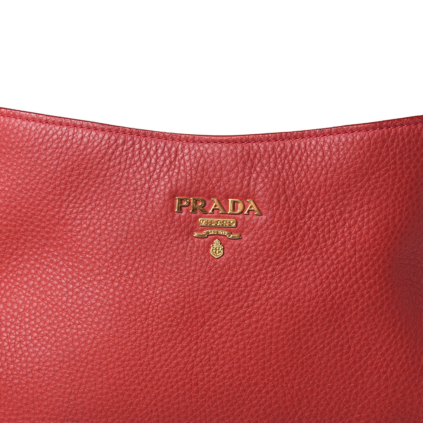 Vitello Daino Side Pocket Hobo Rosso
