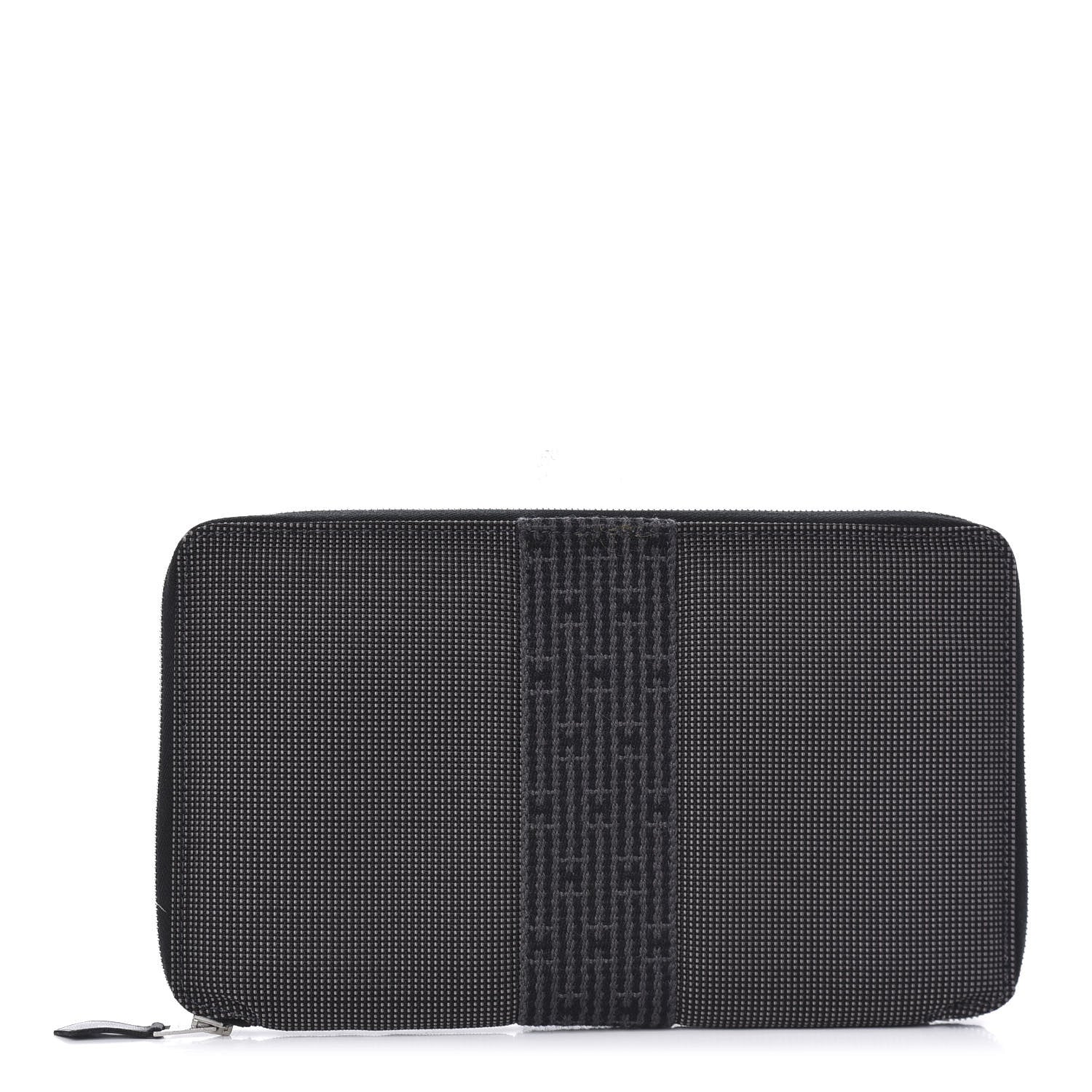 Hermes Canvas Herline Wallet Grey 1 of 9