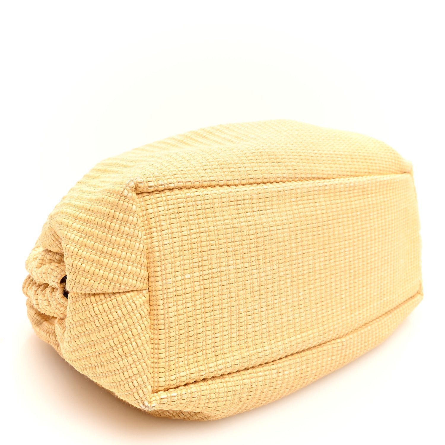 Mansur Gavriel Woven Raffia Cloud Clutch Natural 4 of 8