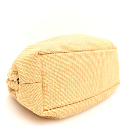 Mansur Gavriel Woven Raffia Cloud Clutch Natural 4 of 8