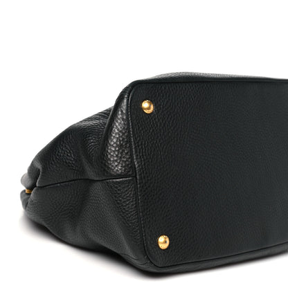Prada Vitello Daino Tote Black 8 of 9