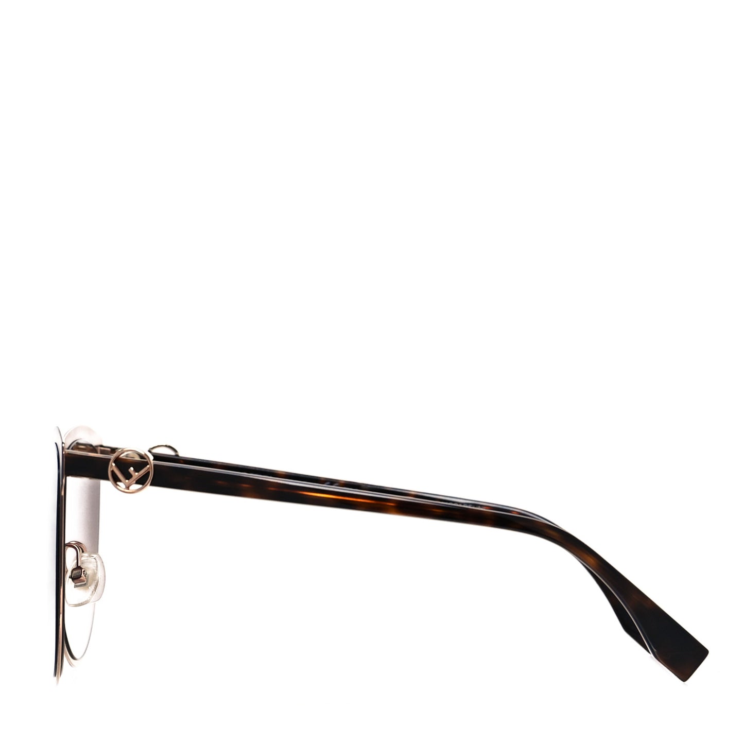 Metal F is Fendi Sunglasses FF 0328/S Havana