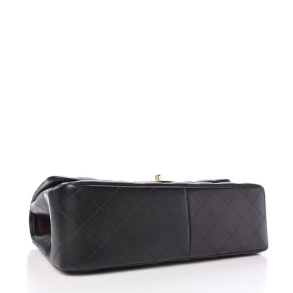 Chanel Lambskin Quilted Jumbo Double Flap Black 4 of 11