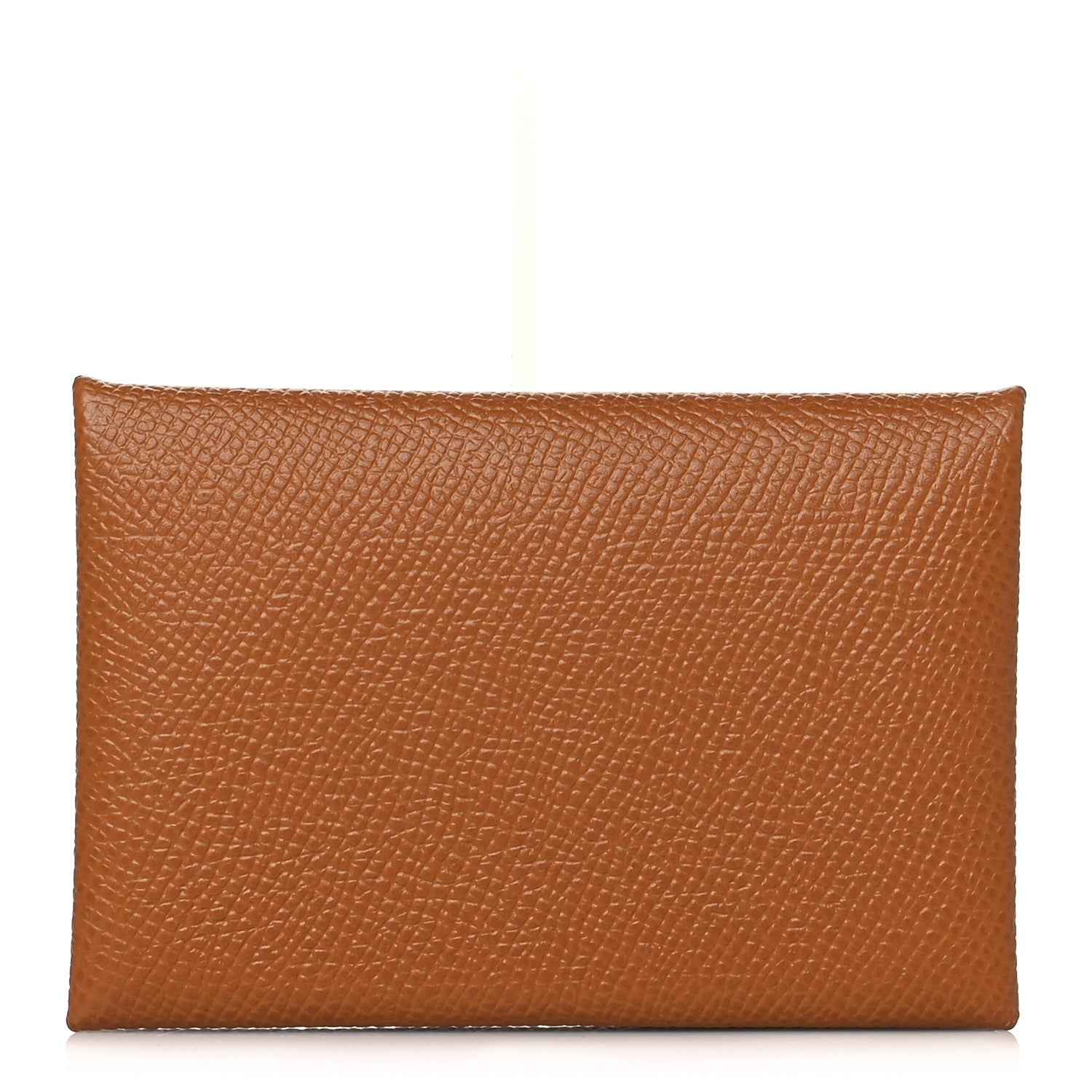 Hermes Epsom Calvi Card Case Gold 1 of 10