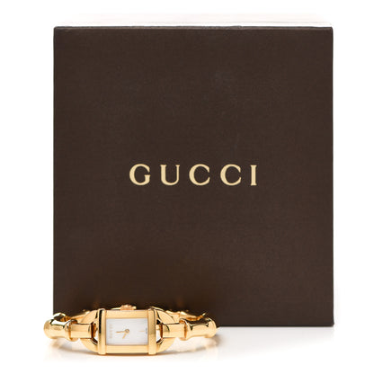Gucci Stainless Steel 16mm 6800L Bamboo Quartz Watch 4 of 4