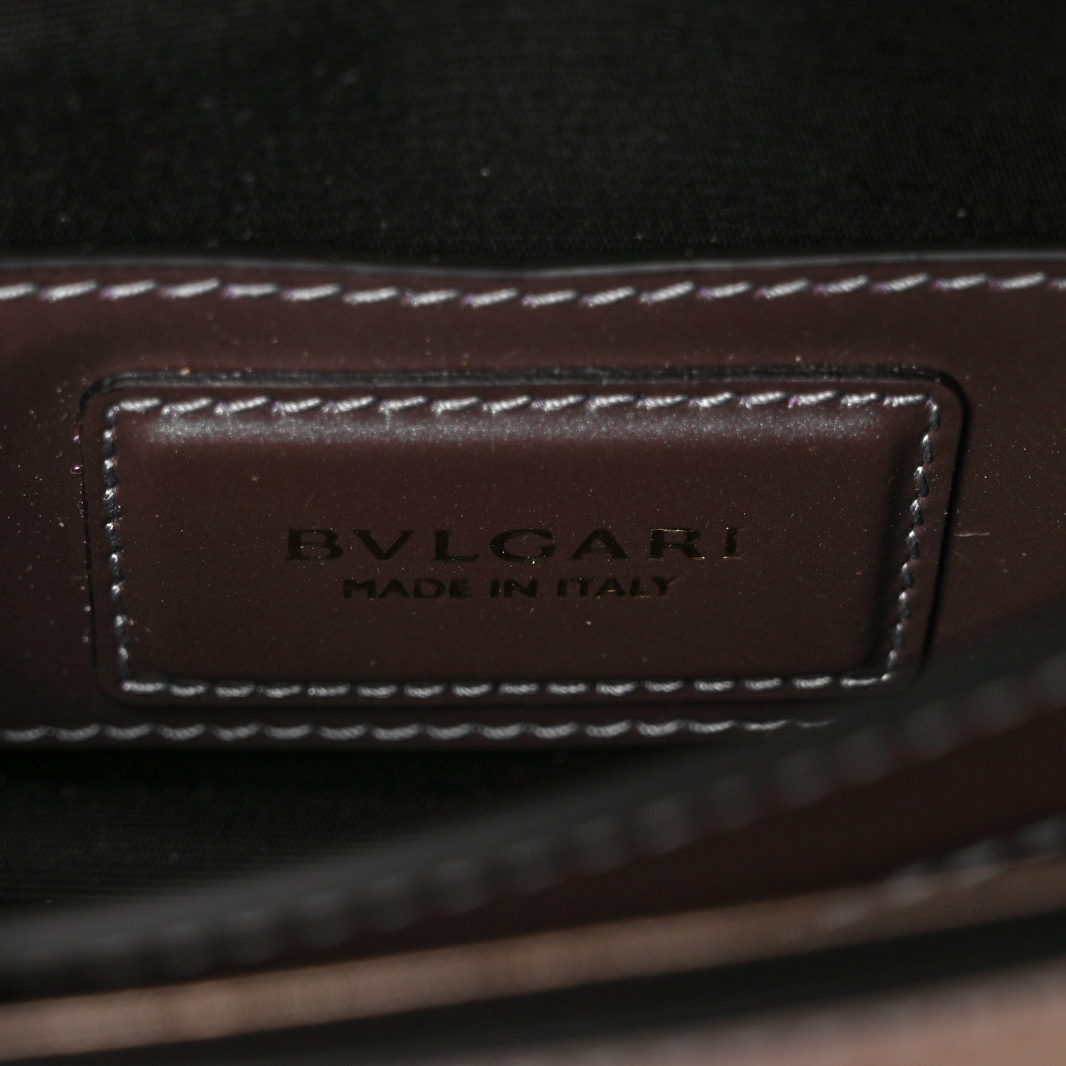 Bulgari Iridescent Calfskin Serpenti Forever Crossbody Bag Purple 5 of 8