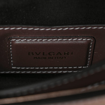 Bulgari Iridescent Calfskin Serpenti Forever Crossbody Bag Purple 5 of 8