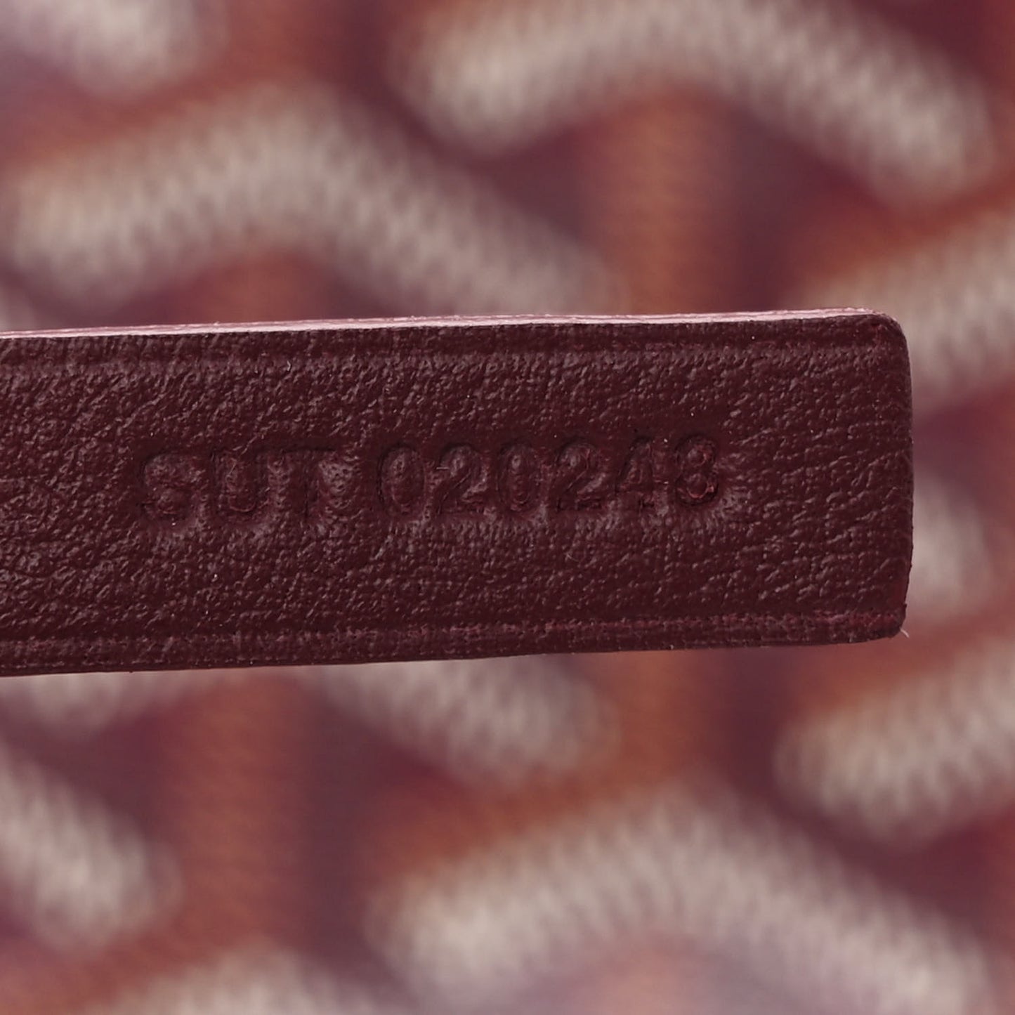 Goyardine Reversible Anjou GM Burgundy