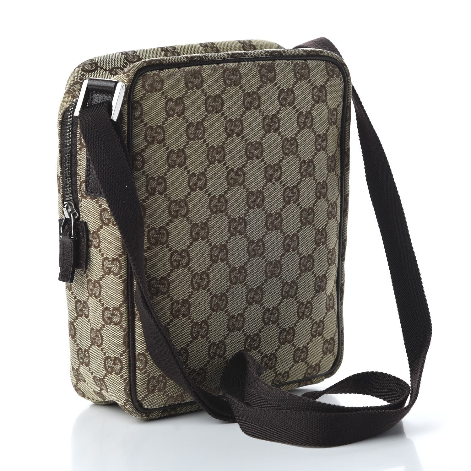 Gucci Monogram Messenger Bag Brown 3 of 10