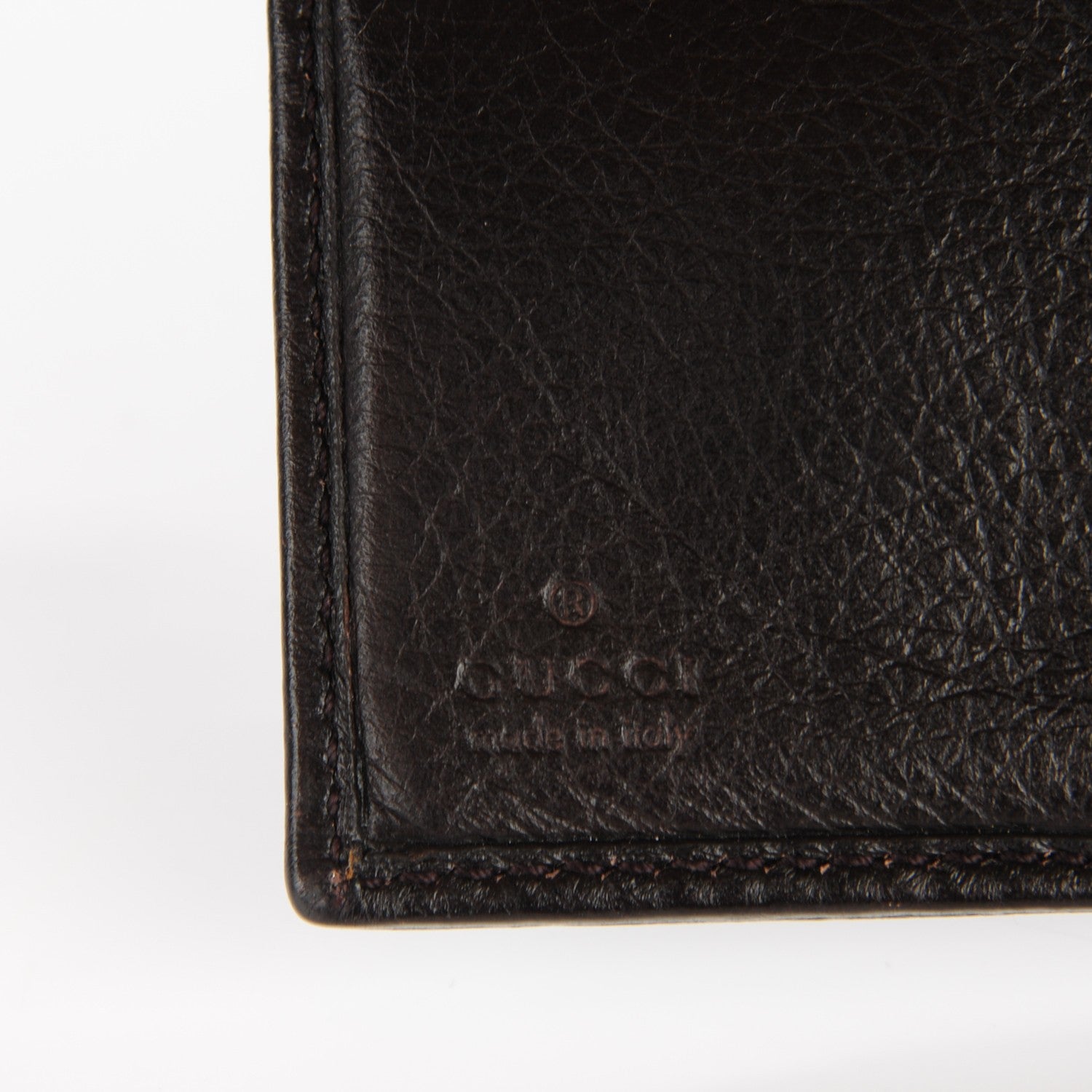 Gucci Guccissima Charlotte French Wallet Dark Brown 6 of 7