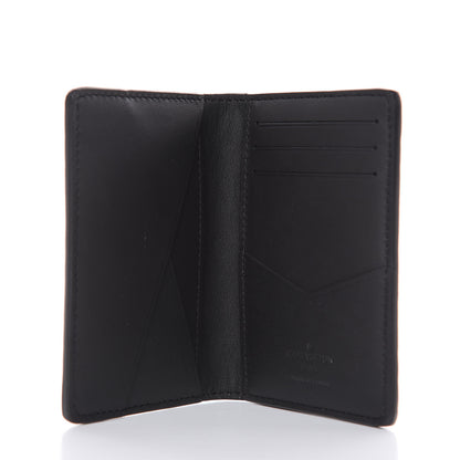 Louis Vuitton Calfskin Monogram Shadow Pocket Organizer Black 5 of 6