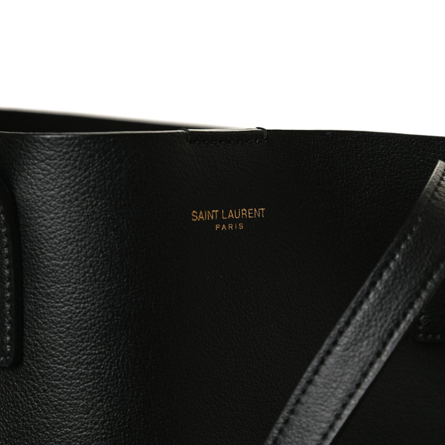 Calfskin Large Shopping Tote Black