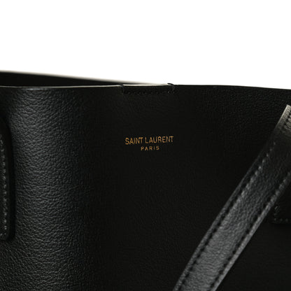 Saint Laurent Calfskin Large Shopping Tote Black 5 of 9