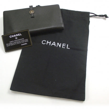 Chanel Leather Wallet Black 3 of 10