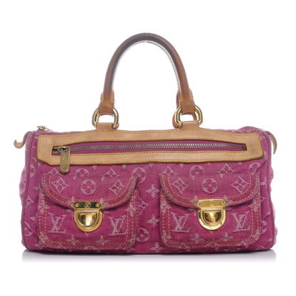 Louis Vuitton Monogram Denim Neo Speedy Fuchsia 1 of 8