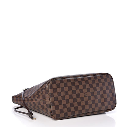 Louis Vuitton Damier Ebene Neo Neverfull MM Rose Ballerine 5 of 16