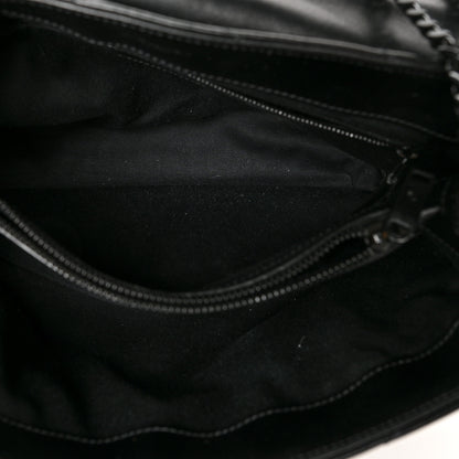 Saint Laurent Calfskin Y Quilted Monogram Medium Loulou Chain Satchel Black 6 of 12