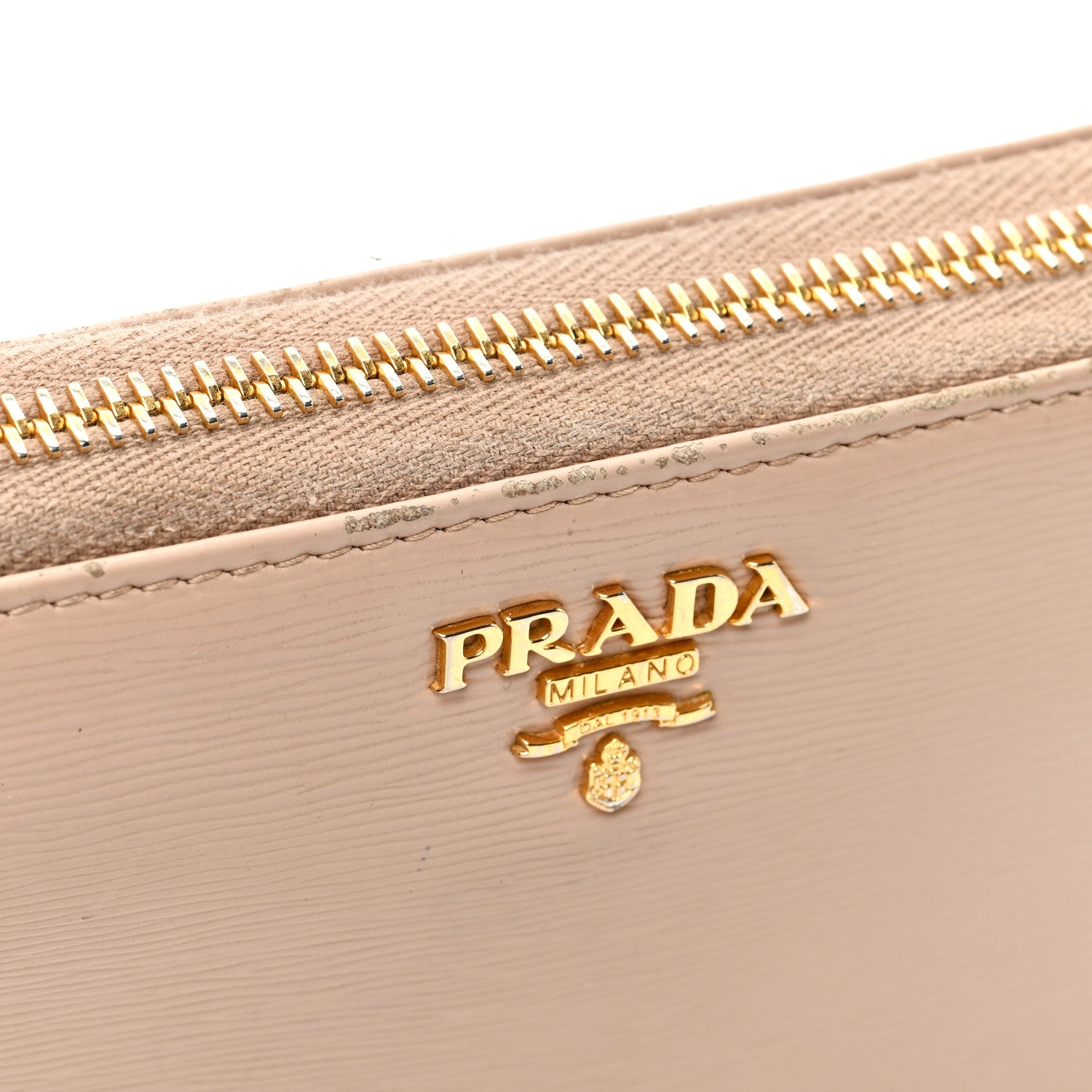 Prada Vitello Move Zip Around Wallet Cipria 7 of 12