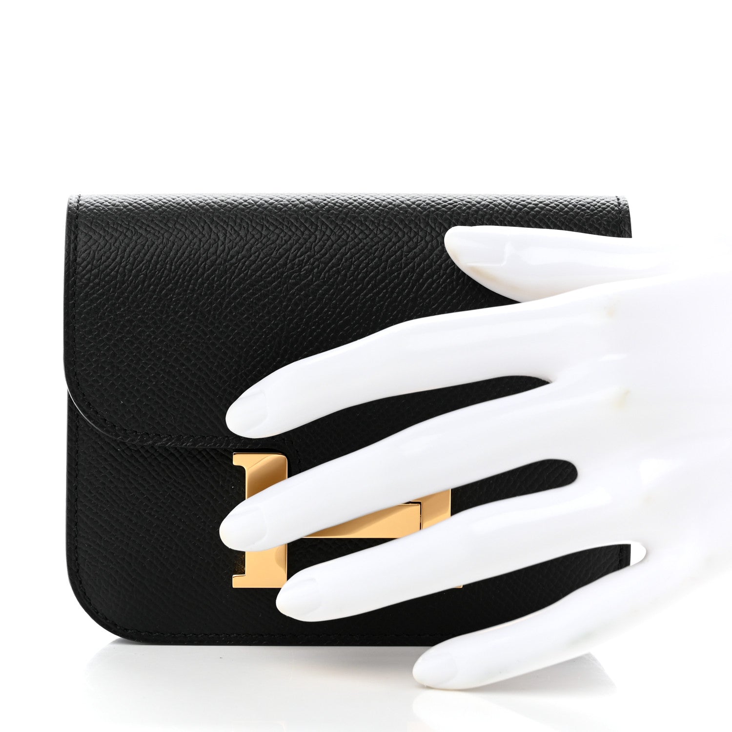 Hermes Epsom Constance Slim Wallet Black 3 of 9