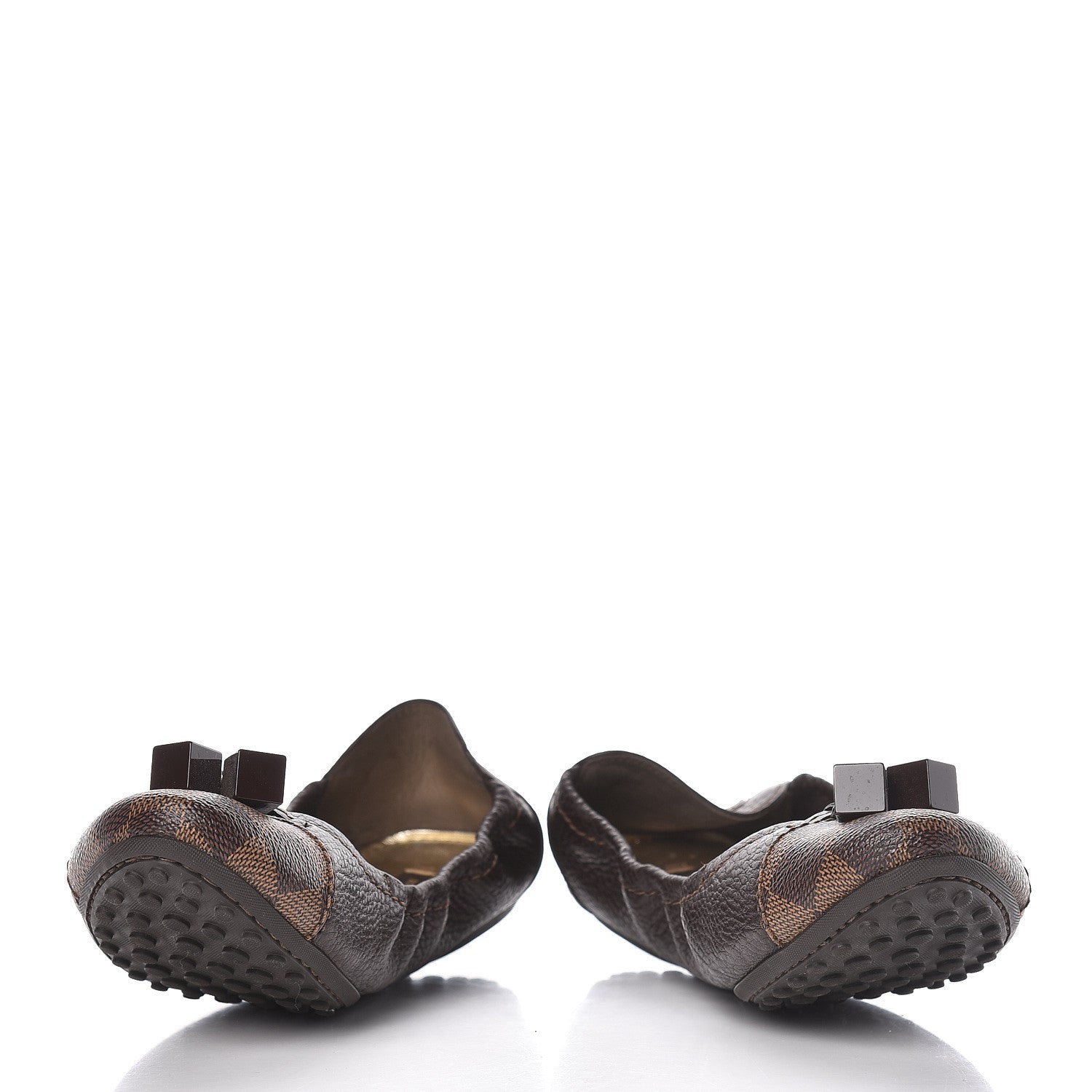 Louis Vuitton Damier Ebene Lovely Ballet Flats 39 15 of 16