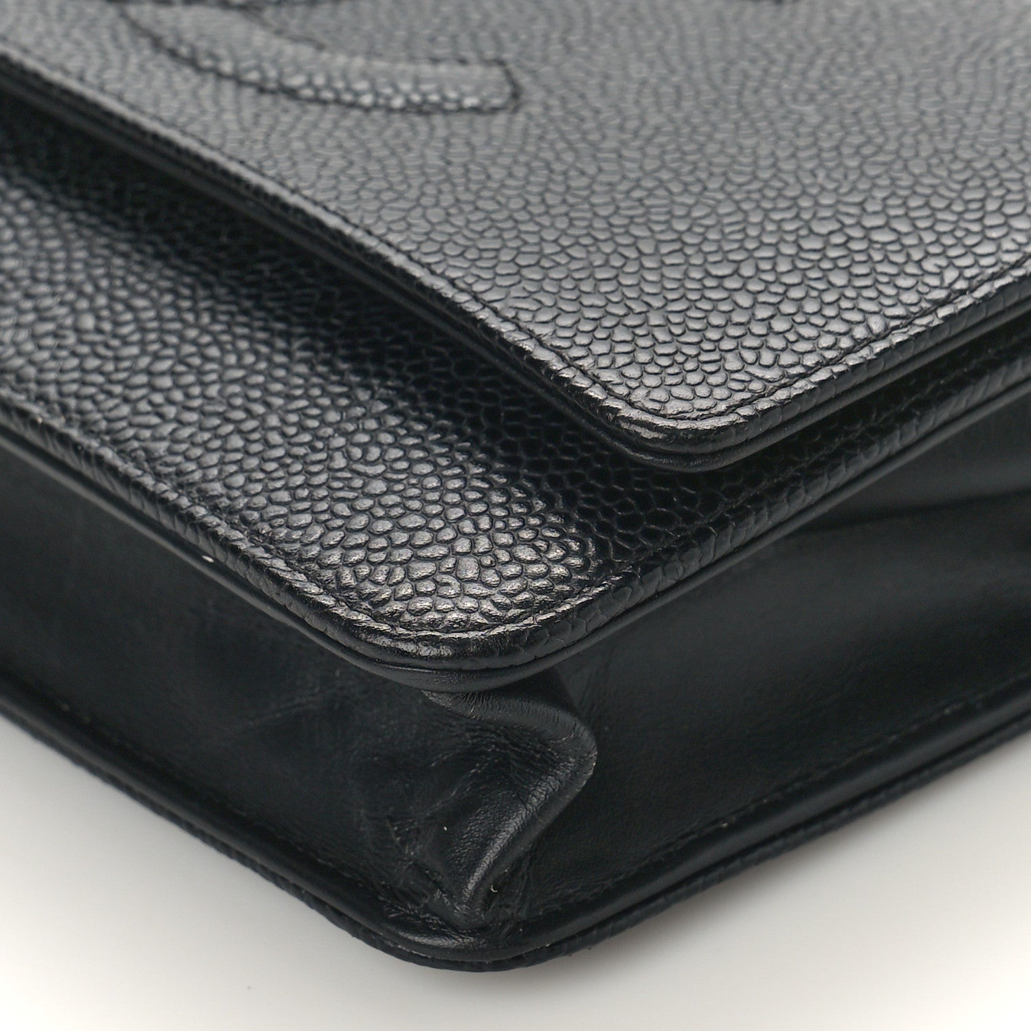 Chanel Caviar Timeless CC Wallet on Chain WOC Black 10 of 10