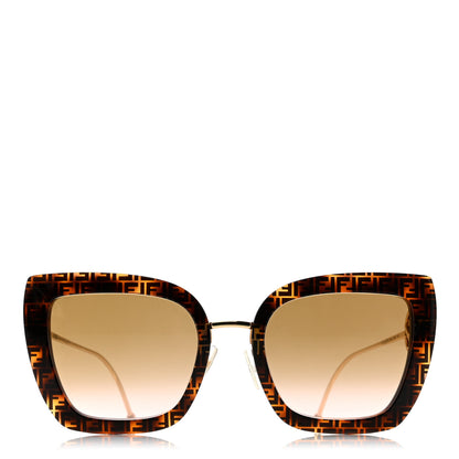 Fendi Acetate Metal F is Fendi FF Square Cat Eye Sunglasses FF 0424/F/S Havana 2 of 6