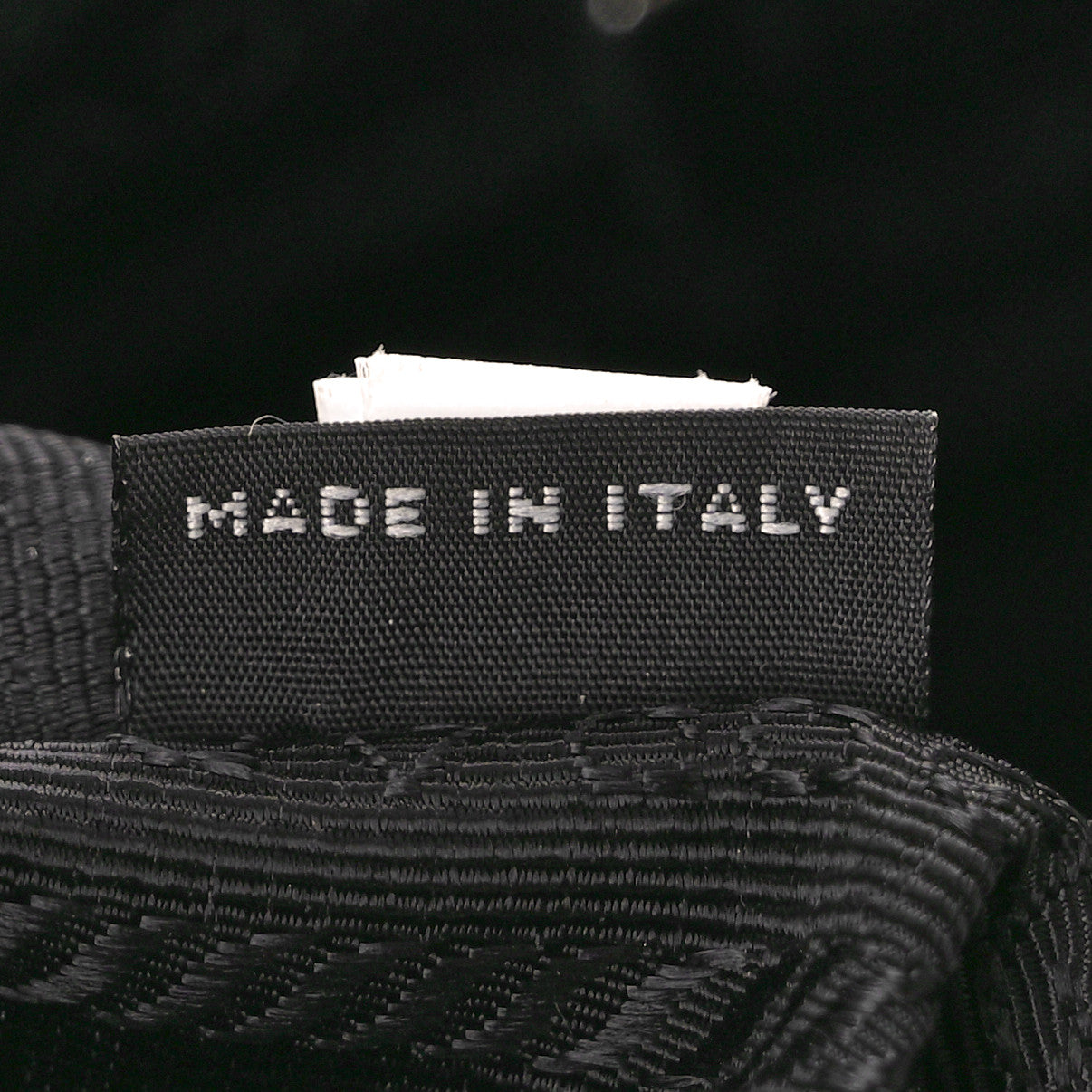 Tessuto Nylon Saffiano Mini Re-Edition 2005 Bag Black