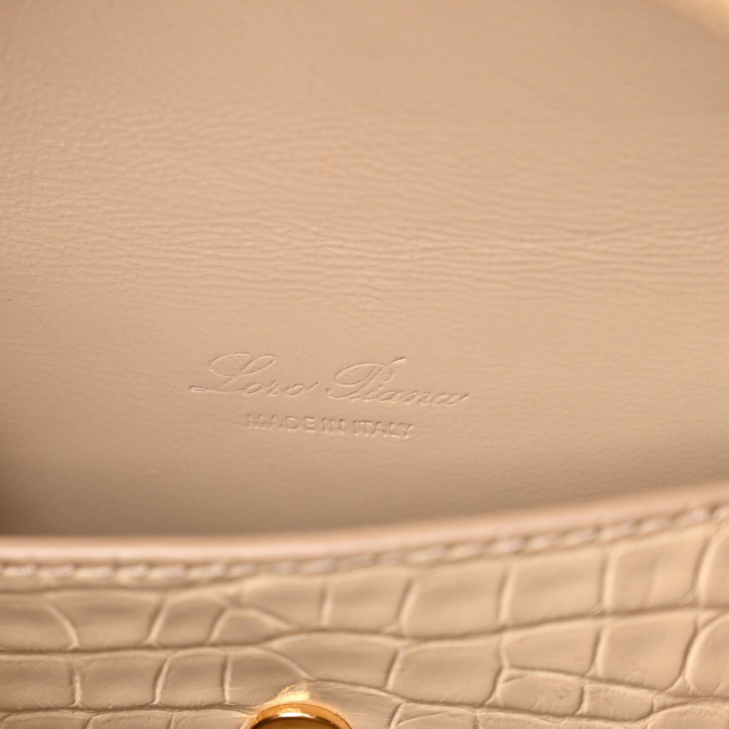Alligator Extra Bag L27 Beige