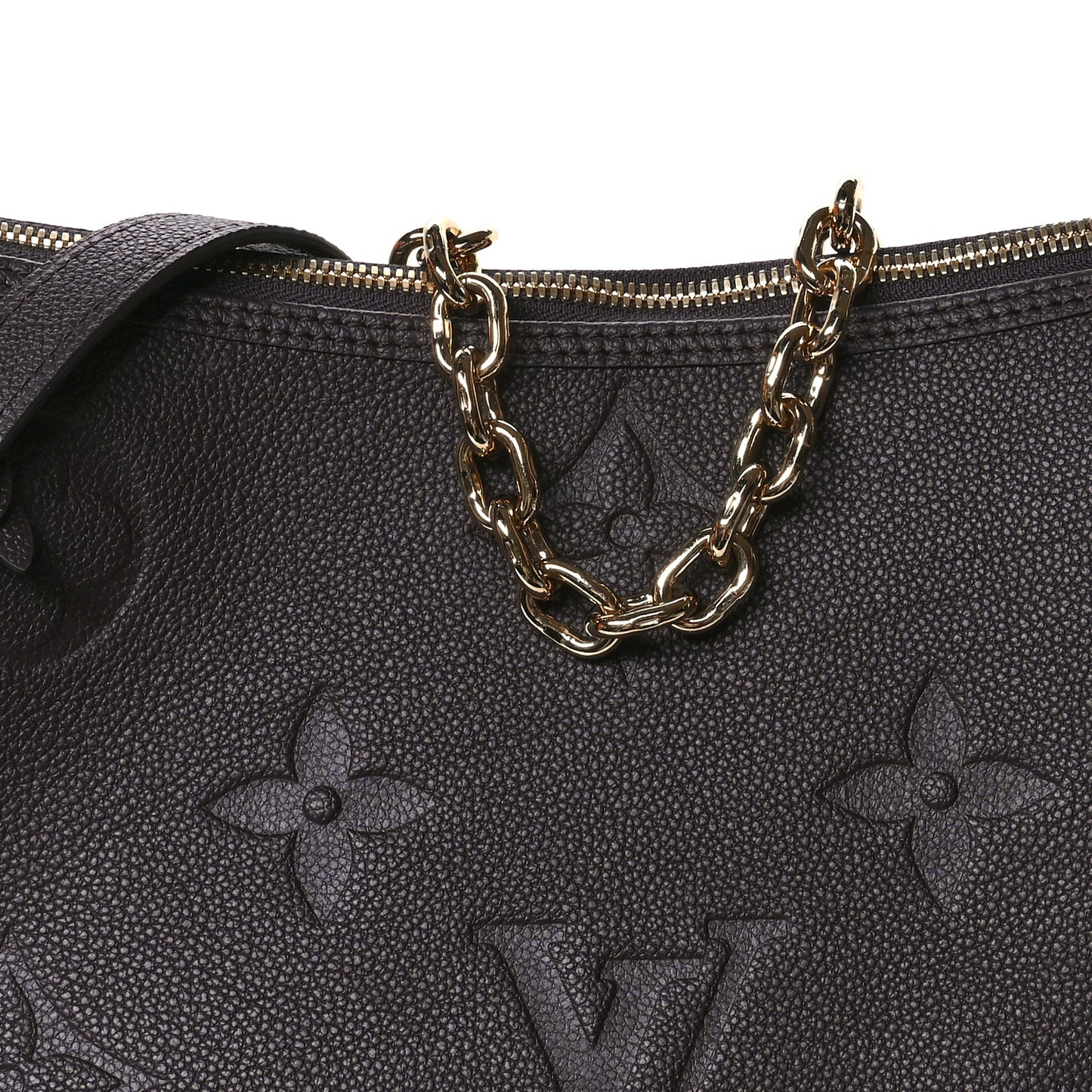 Empreinte Monogram Giant Loop Hobo Chocolate