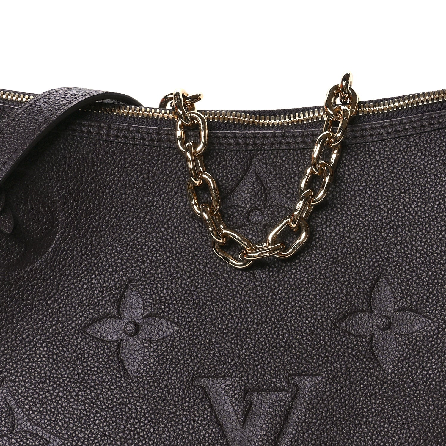 Louis Vuitton Empreinte Monogram Giant Loop Hobo Chocolate 8 of 10