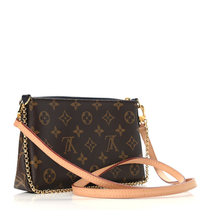 Louis Vuitton Monogram Pallas Clutch Blue Marine 3 of 12