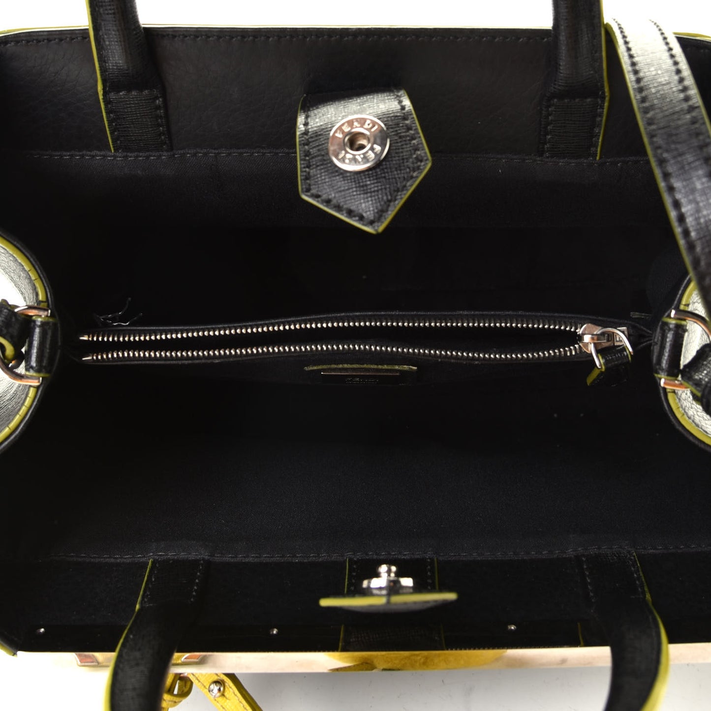 Vitello Elite Apple Charm Petite 2Jours Tote Black