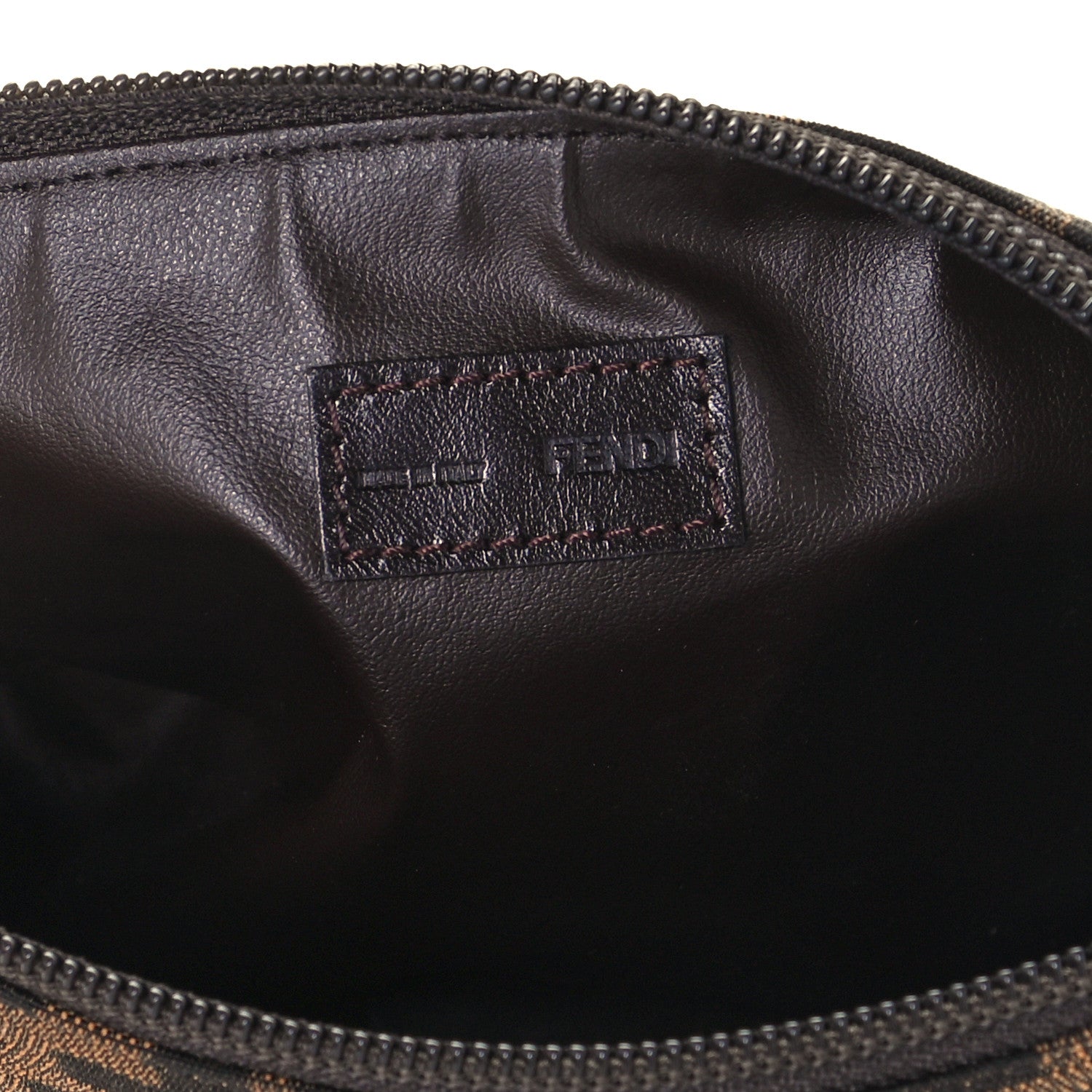 Fendi Zucca Cosmetic Pouch Tobacco 6 of 10