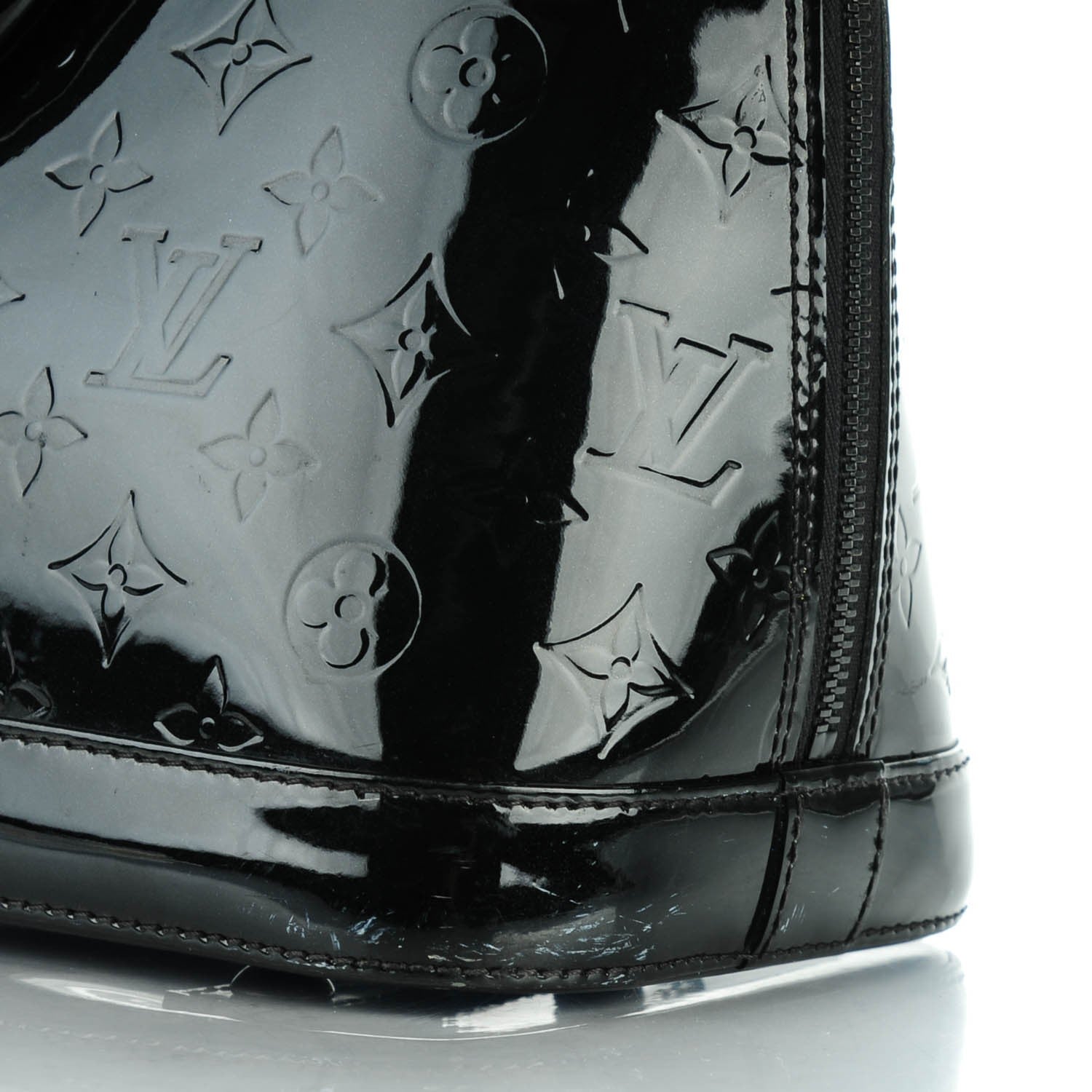 Louis Vuitton Vernis Alma PM Noir Magnetique 9 of 10