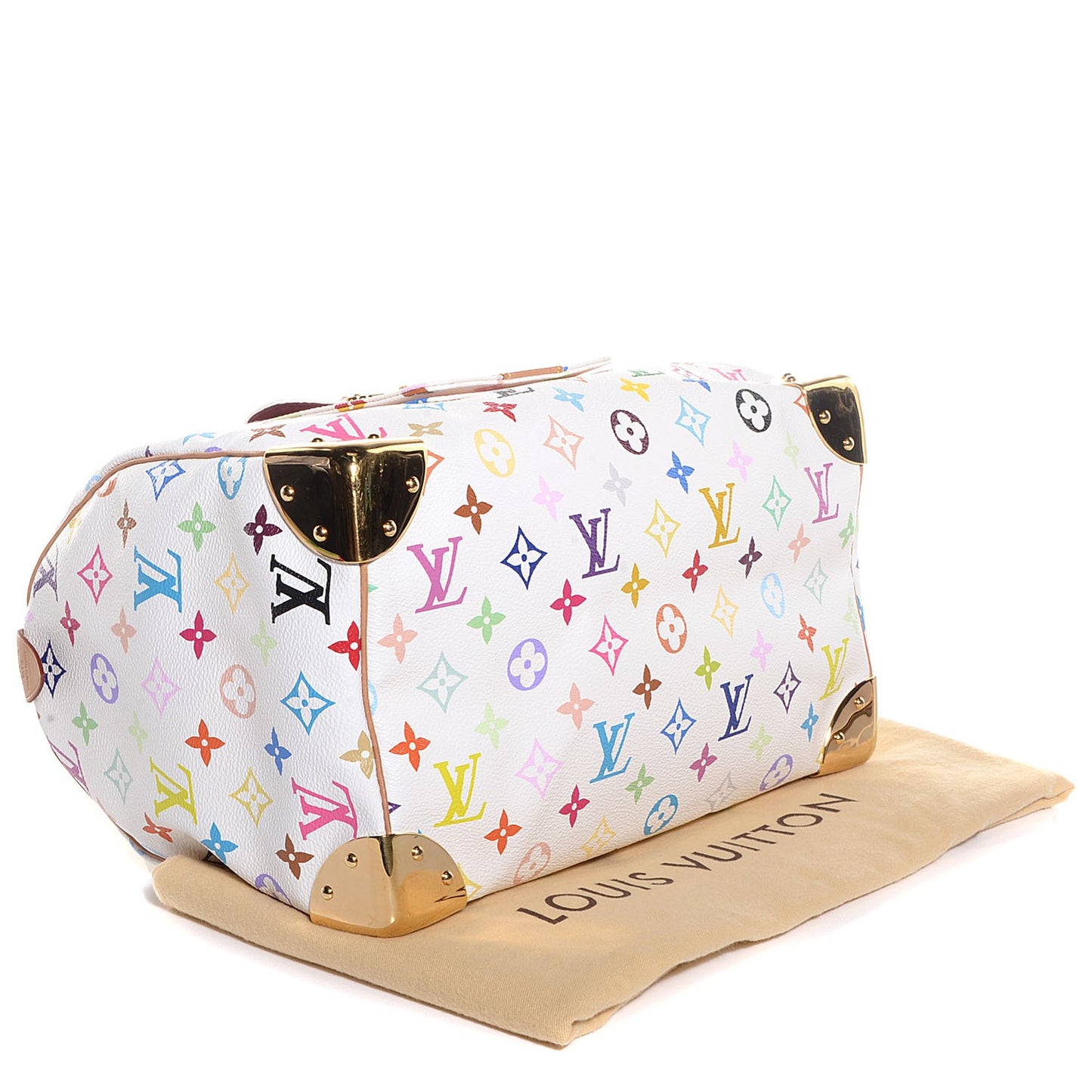 Monogram Multicolor Speedy 30 White