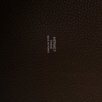 Hermes Taurillon Clemence Picotin Lock TGM Etoupe 6 of 12