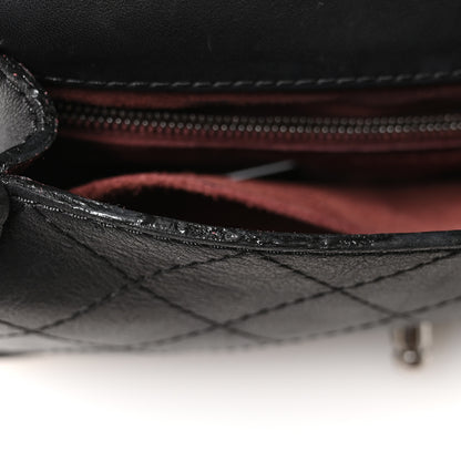 Chanel Calfskin Stitched Medium CC Sellier Flap Black 12 of 13