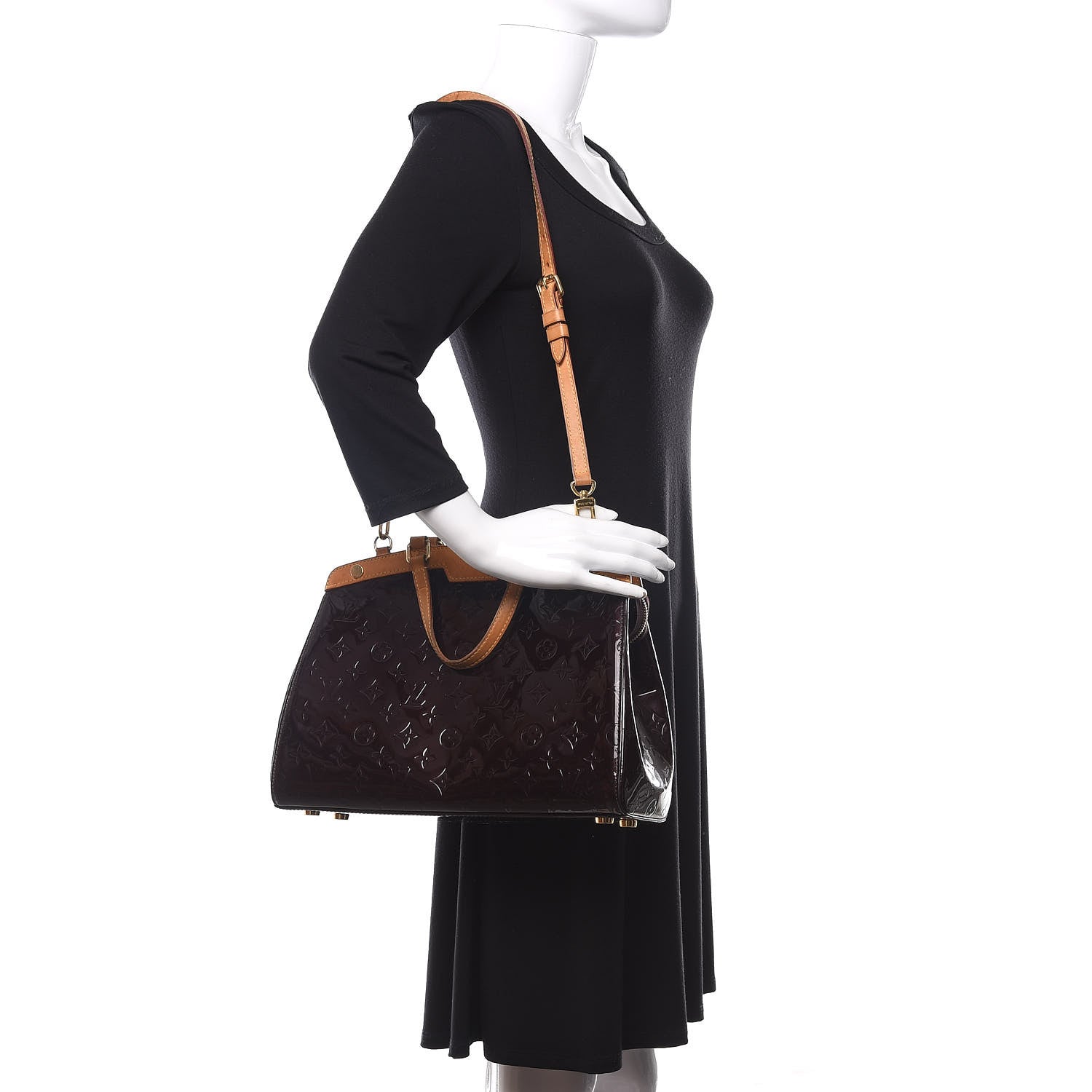 Louis Vuitton Vernis Brea MM Amarante 2 of 12